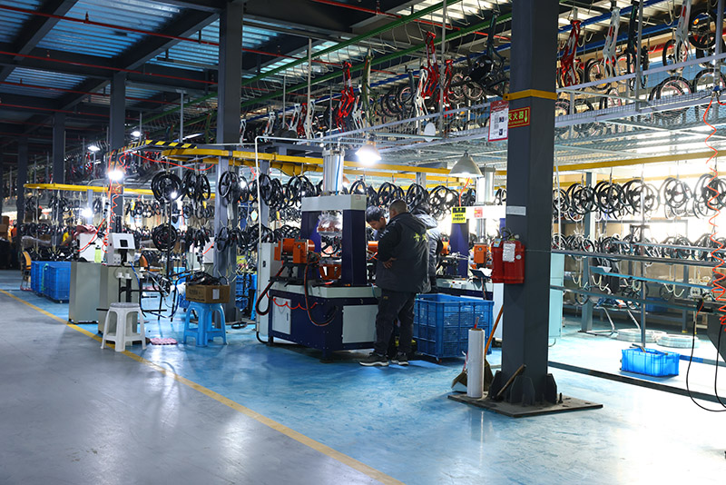 Factory production workshop